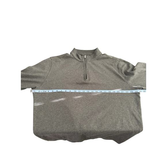 John Ashworth Co. Link Soul Men's Gray Half Zip Golf Pullover Shirt Large - Picture 8 of 10